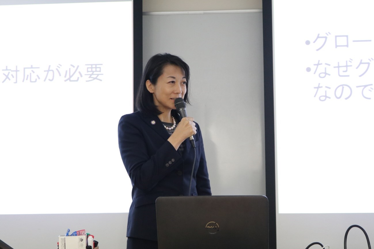 近藤暁子FD実行委員長による講演