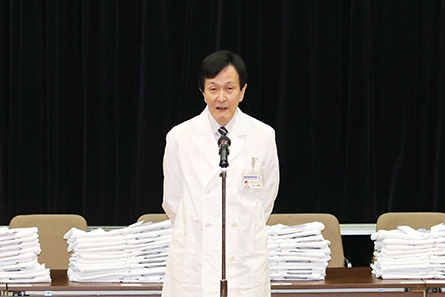 北川医学部長からの挨拶