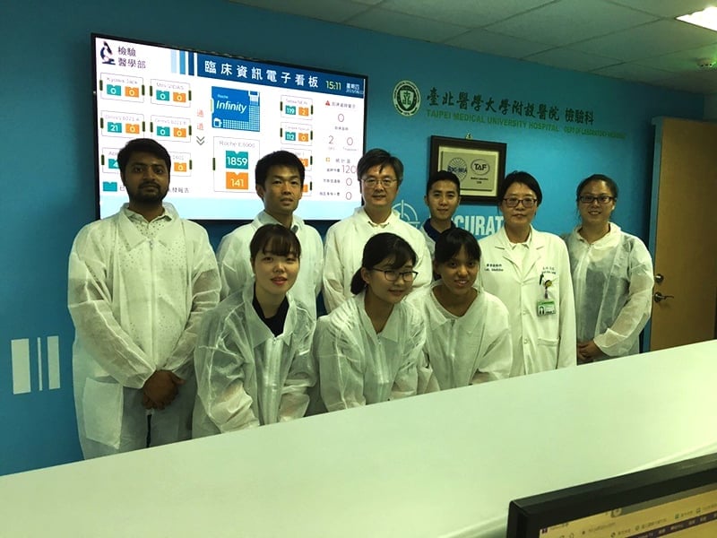 台北医学大学附属病院検査部見学
