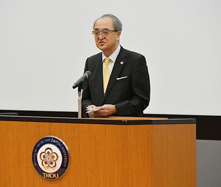 林洋 医科同窓会理事長からの祝辞