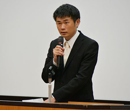 関貴行 検査同窓会会長からの祝辞